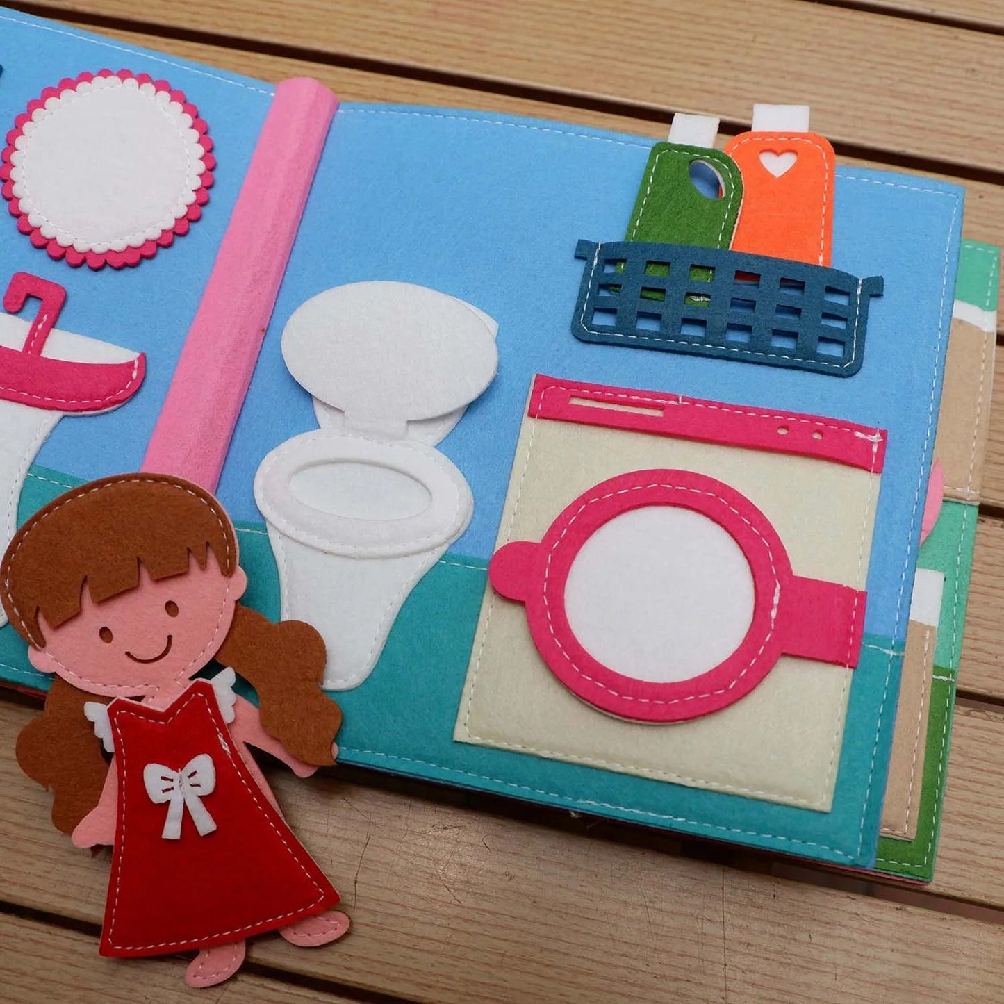 Busy Board Montessori | Livre en Tissu LivreQuiet™ - Jouets Chouchous