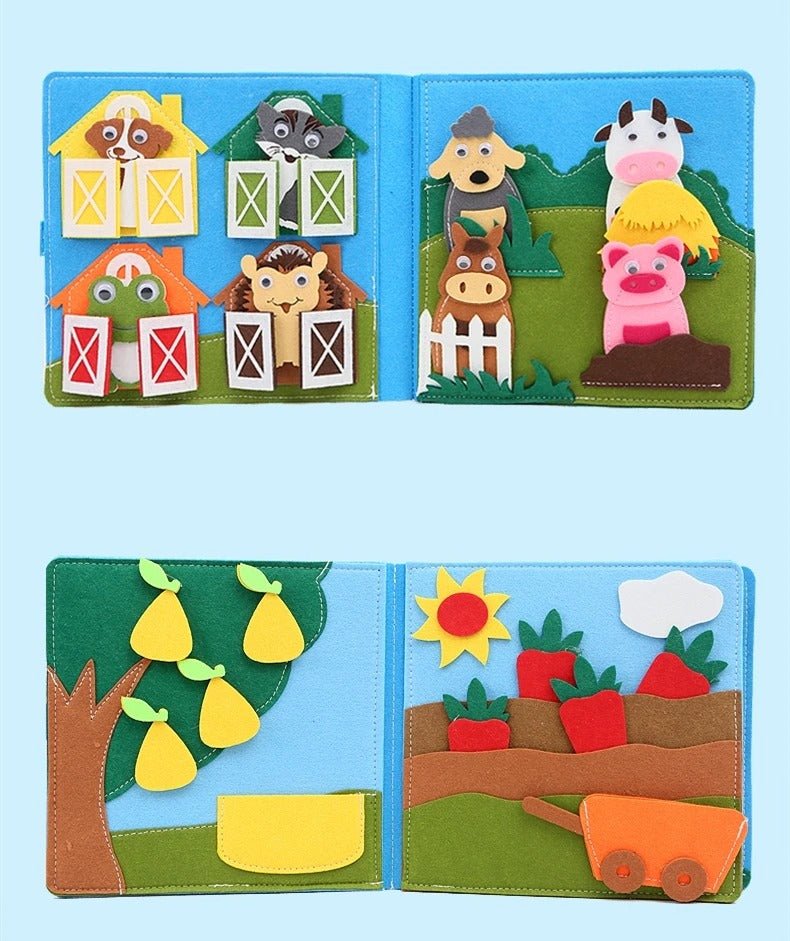 Busy Board Montessori | Livre en Tissu LivreQuiet™ - Jouets Chouchous