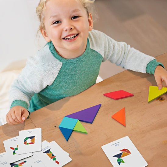 Casse Tete Puzzle Tangram | Geomagix™ - Jouets Chouchous