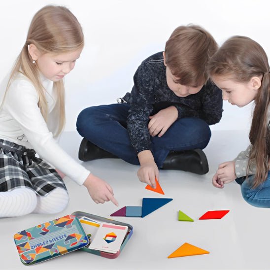 Casse Tete Puzzle Tangram | Geomagix™ - Jouets Chouchous