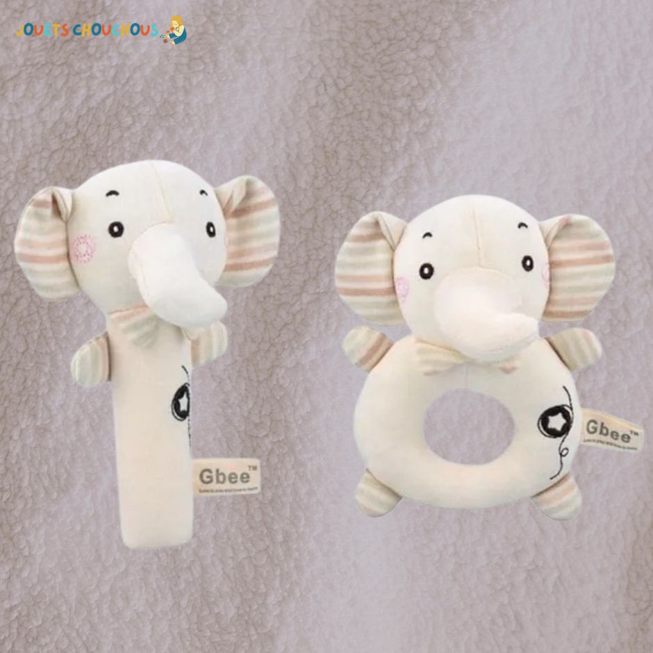 Hochet Bebe Animaux | HochetDuo™ - Jouets Chouchous