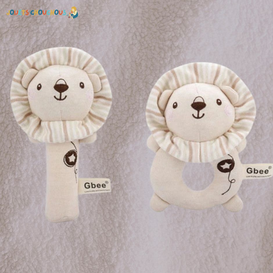 Hochet Bebe Animaux | HochetDuo™ - Jouets Chouchous