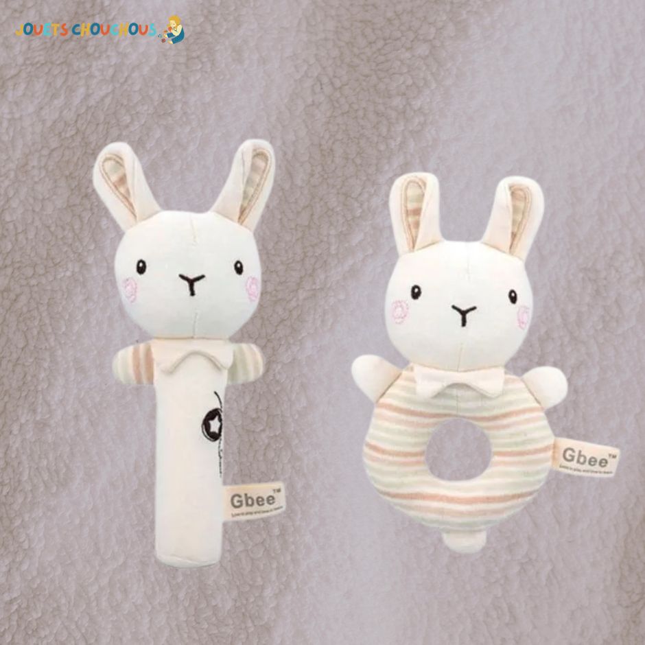 Hochet Bebe Animaux | HochetDuo™ - Jouets Chouchous