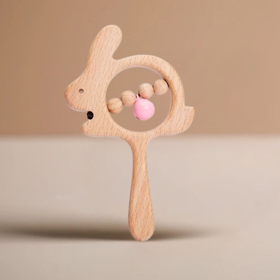 Hochet Bebe en Bois | HochetZen™ - Jouets Chouchous
