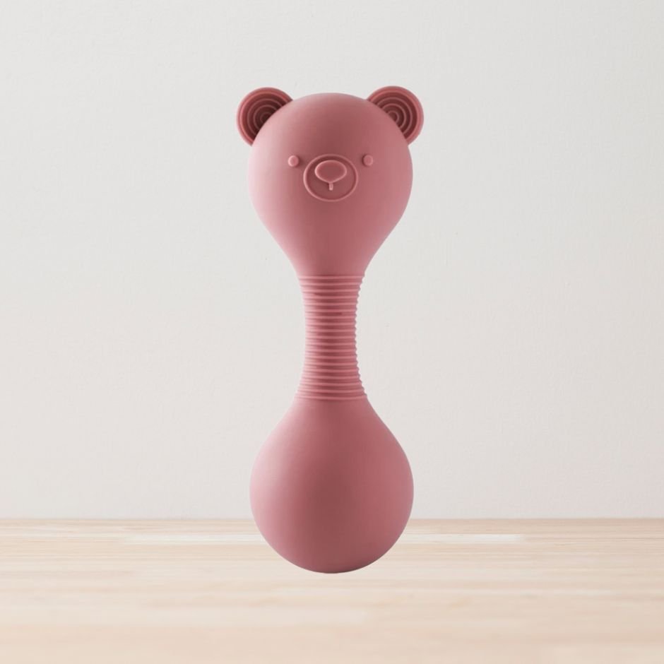 Hochet Bebe en Silicone | HochetOurs™ - Jouets Chouchous