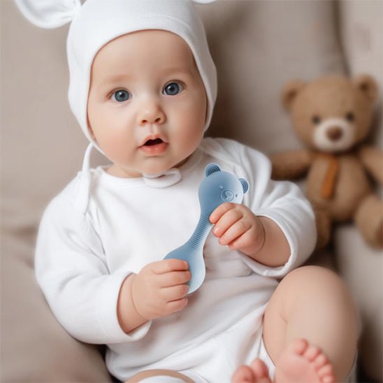 Hochet Bebe en Silicone | HochetOurs™ - Jouets Chouchous