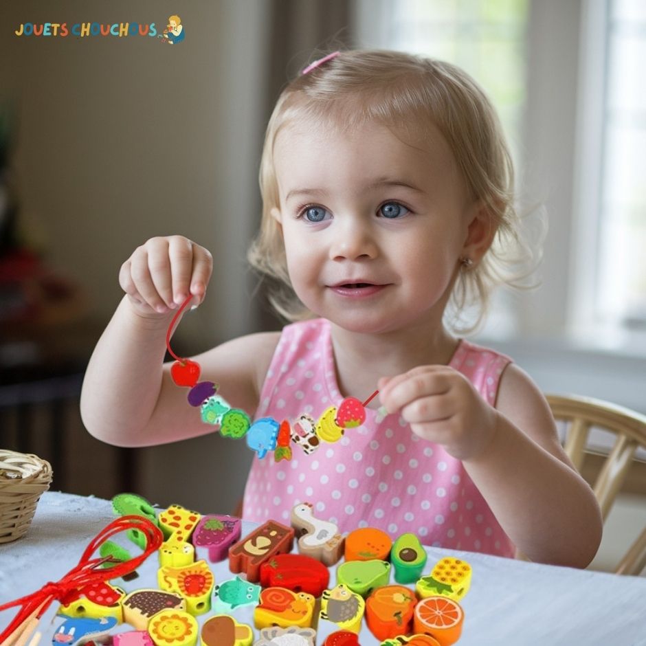 Jeu d'Enfilage Montessori | Kid'oLace™ - Jouets Chouchous