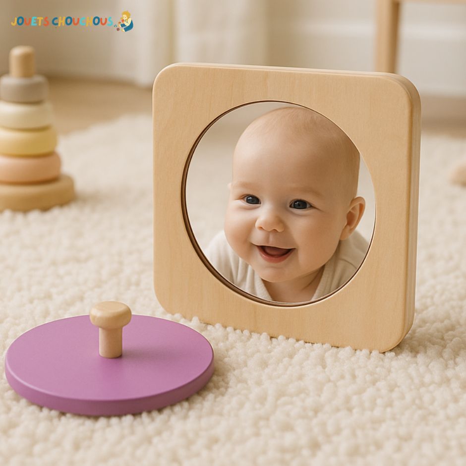 Jeu d'eveil Bebe | Miroir Montessori Reflexio™ - Jouets Chouchous