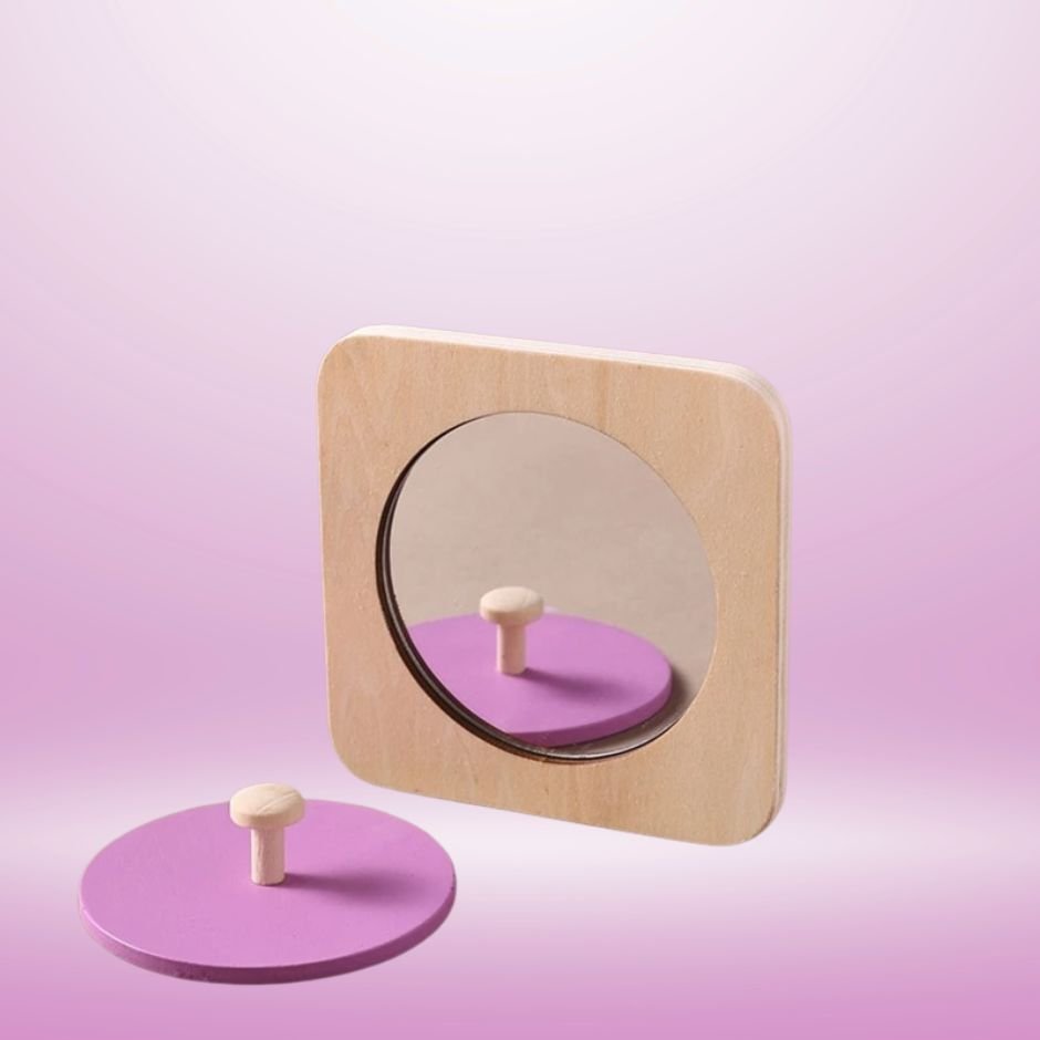 Jeu d'eveil Bebe | Miroir Montessori Reflexio™ - Jouets Chouchous