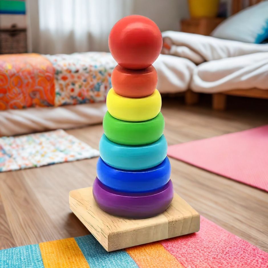 Jouet à Empiler Bebe | TourdeBois™ - Jouets Chouchous