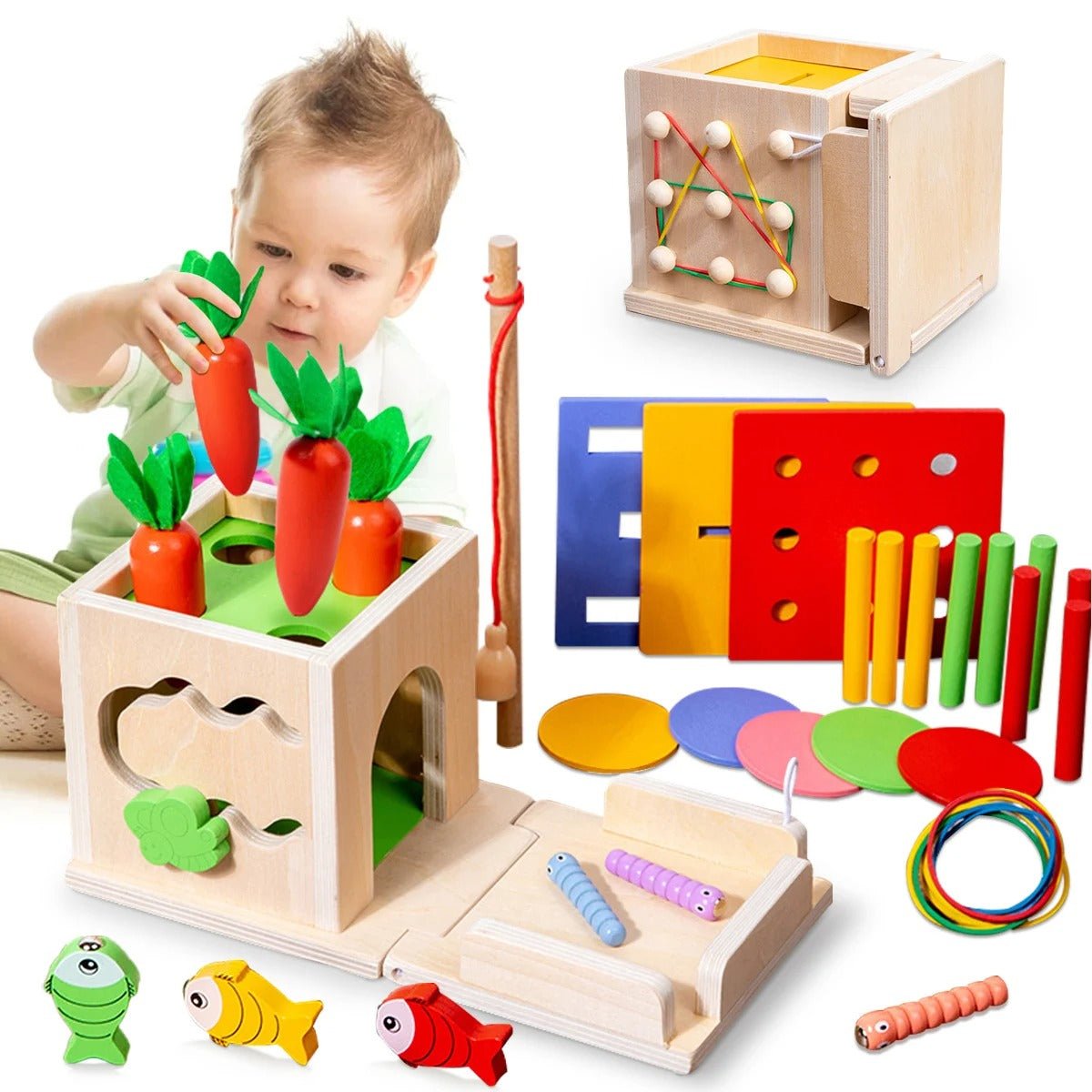Jouet de Tri Cube Montessori | Montricube™ - Jouets Chouchous