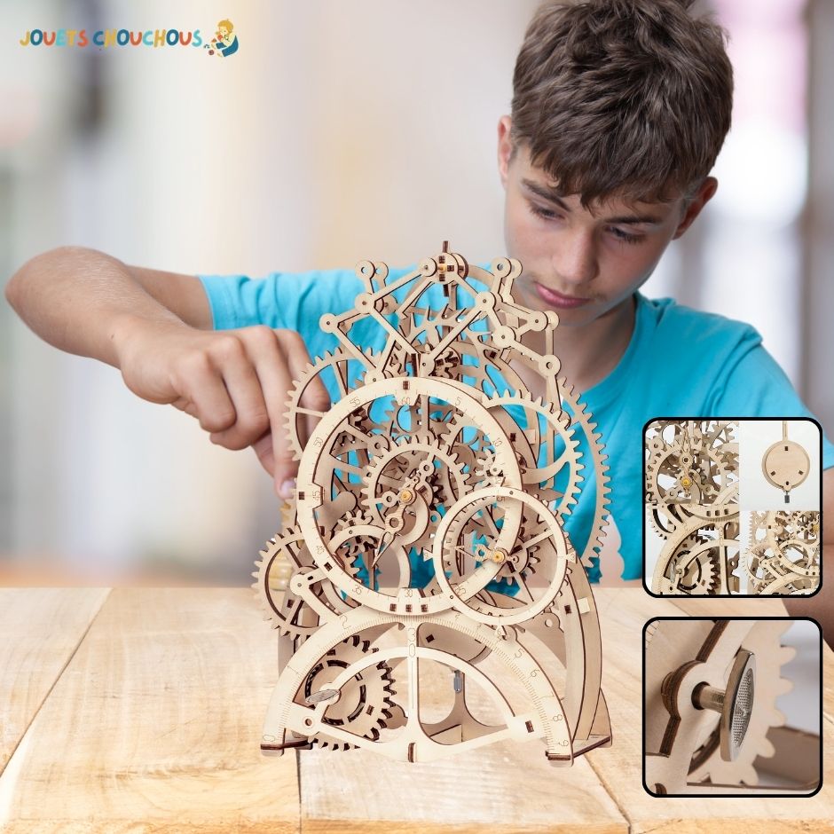 Puzzle 3D Bois | PendulumMaster™ - Jouets Chouchous