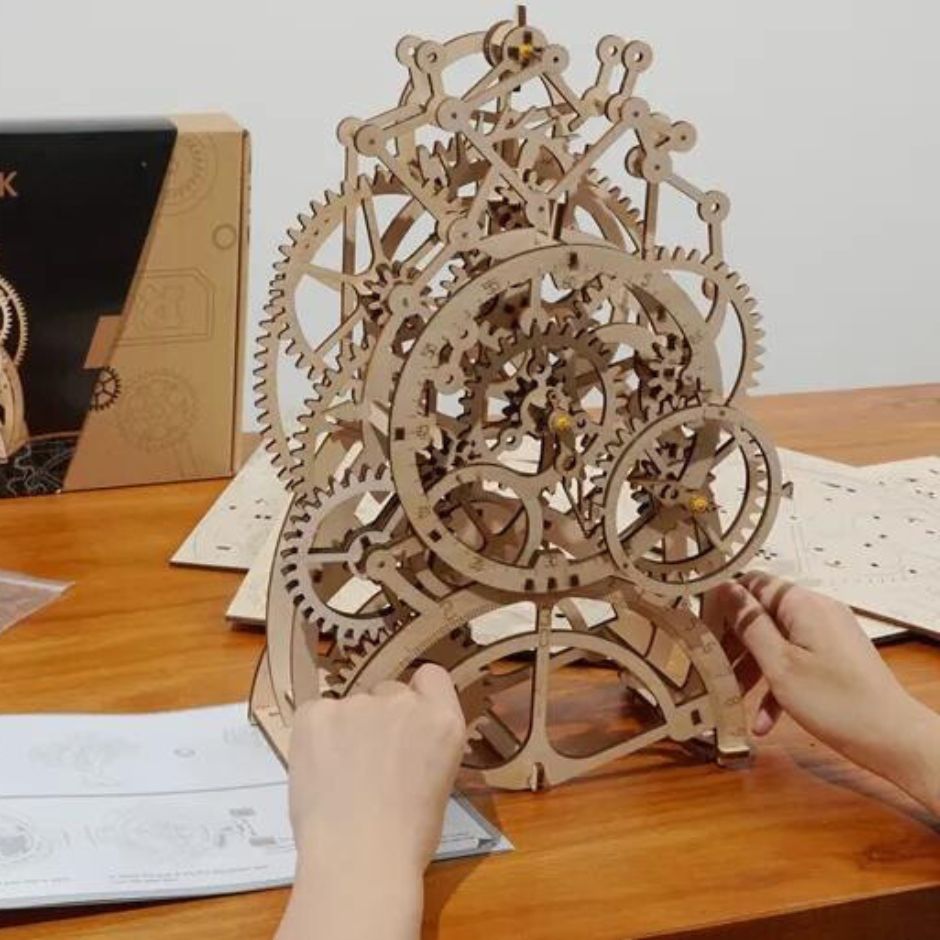 Puzzle 3D Bois | PendulumMaster™ - Jouets Chouchous