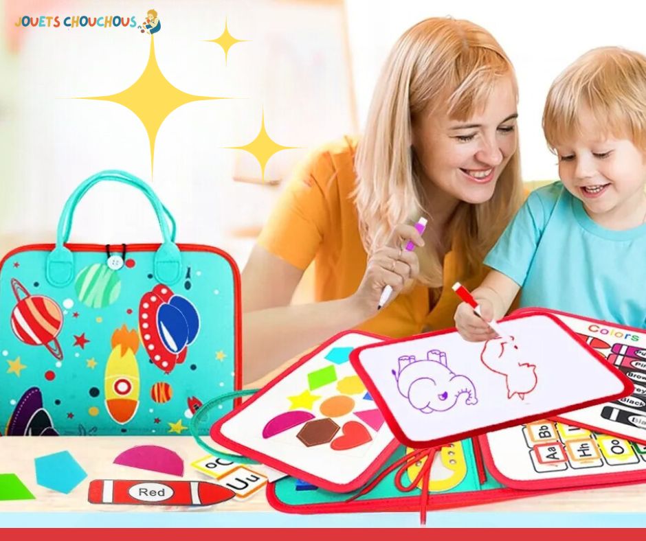 Tableau d'activités | Busy Board Montessori EveilSens™ - Jouets Chouchous