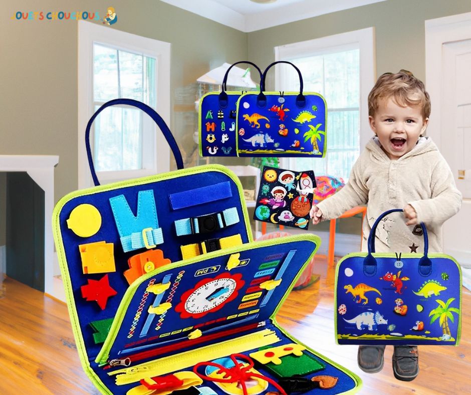 Tableau d'activités | Busy Board Montessori EveilSens™ - Jouets Chouchous