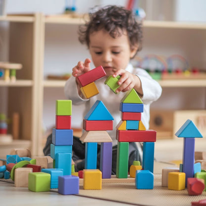 Blocs de Construction en Bois Montessori | BlokMaster™ - Jouets Chouchous