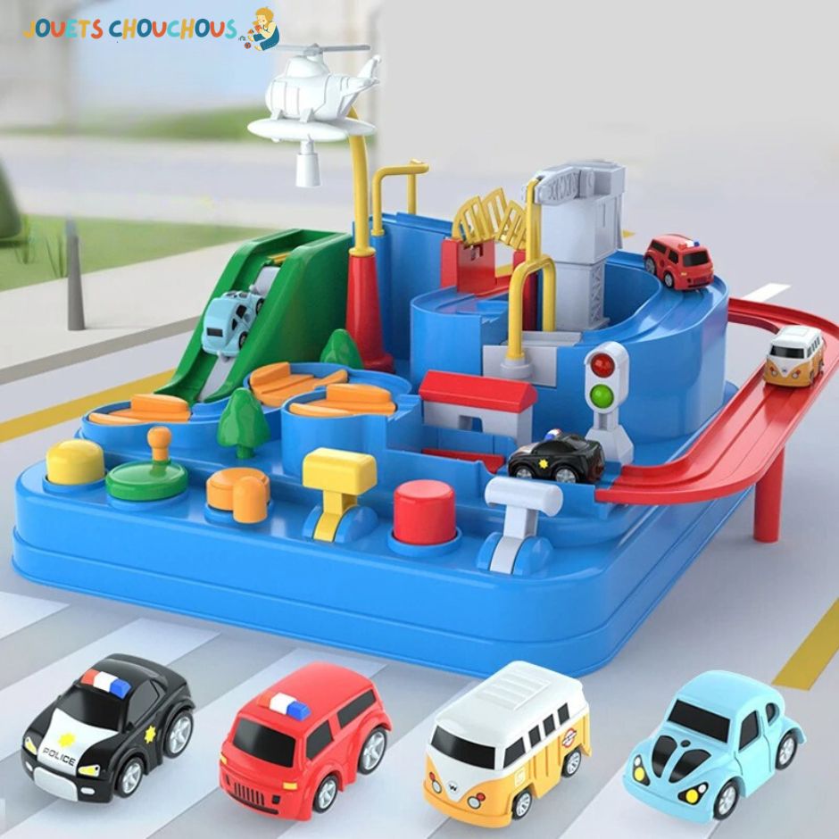 Circuit voiture enfant | BleuPiste™ - Jouets Chouchous