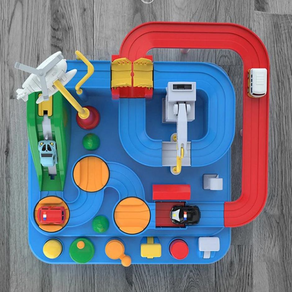 Circuit voiture enfant | BleuPiste™ - Jouets Chouchous