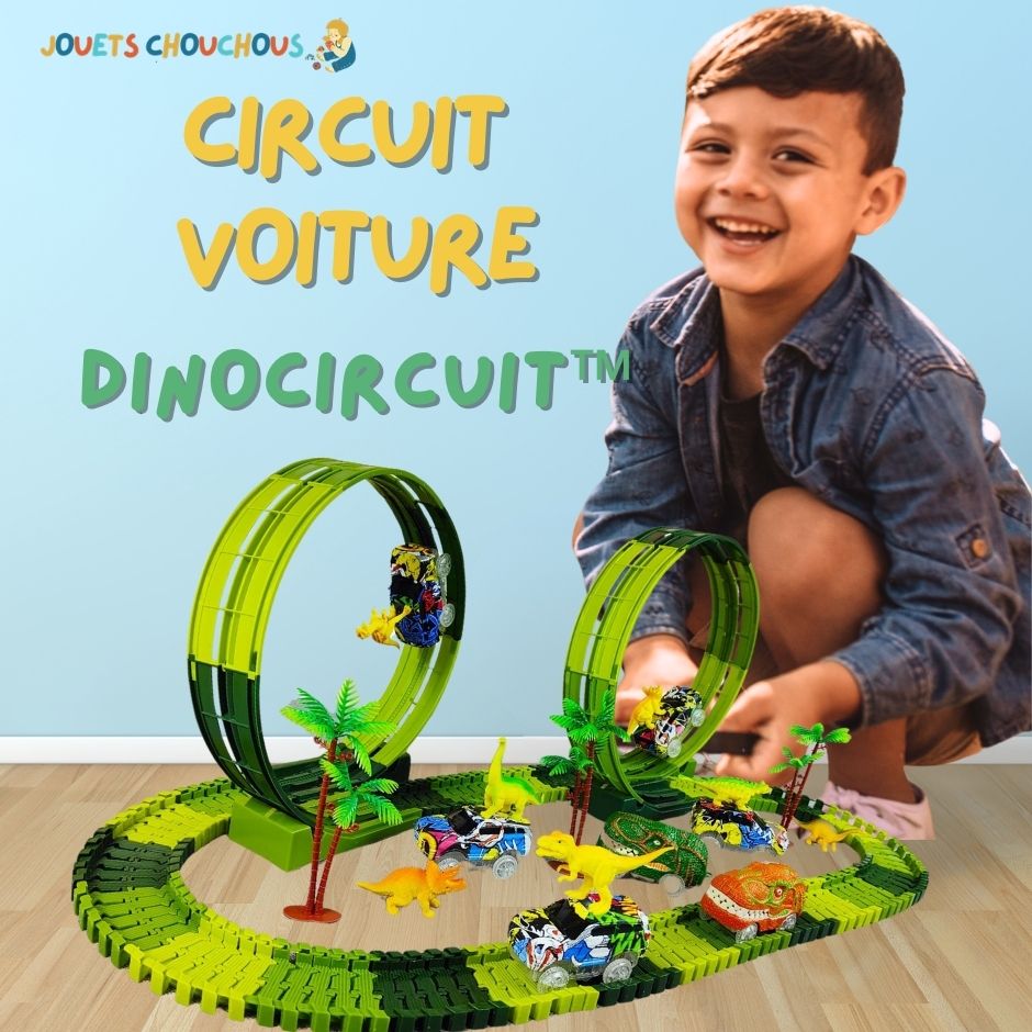 Circuit Voiture Enfant | DinoCircuit™ - Jouets Chouchous