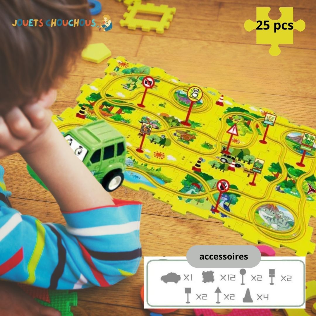 Circuit Voiture Enfant | DINODRIVE™ - Jouets Chouchous