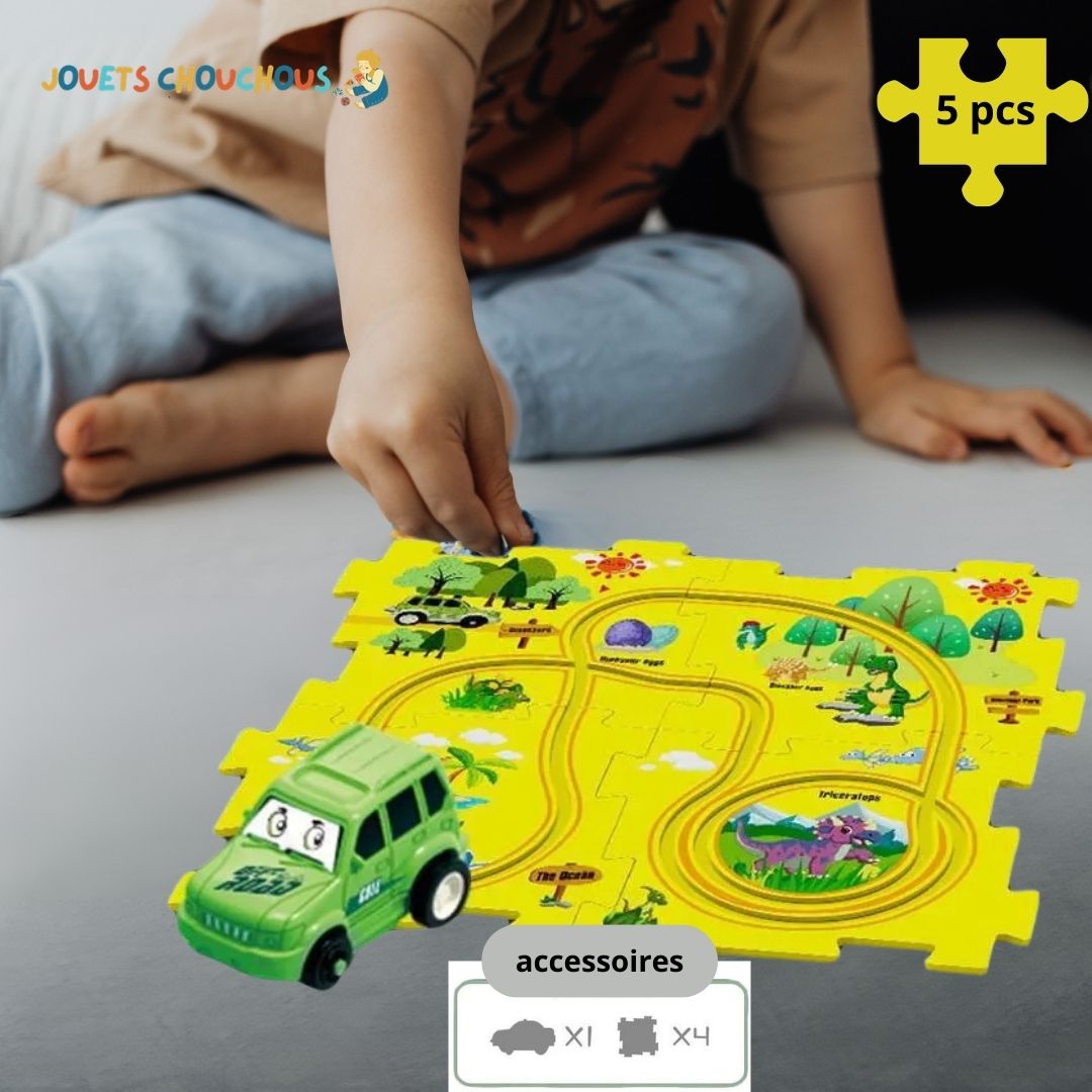 Circuit Voiture Enfant | DINODRIVE™ - Jouets Chouchous