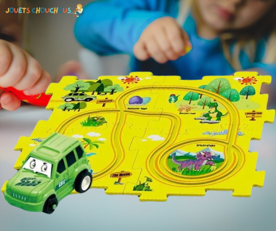 Circuit Voiture Enfant | DINODRIVE™ - Jouets Chouchous