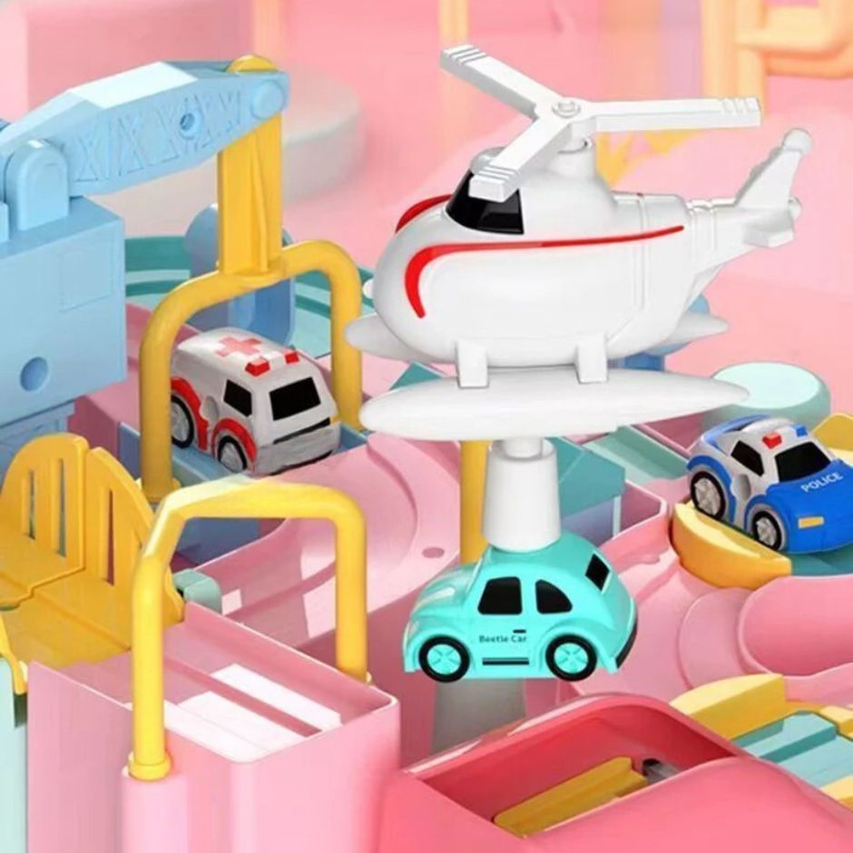 Circuit Voiture Enfant | PinkTracks™ - Jouets Chouchous