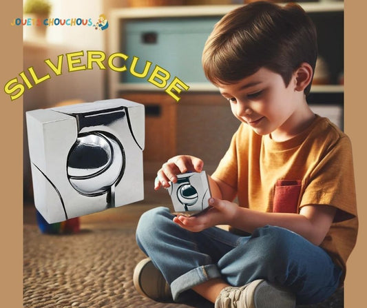 Fidget Toy | Casse Tete SilverCube™ - Jouets Chouchous