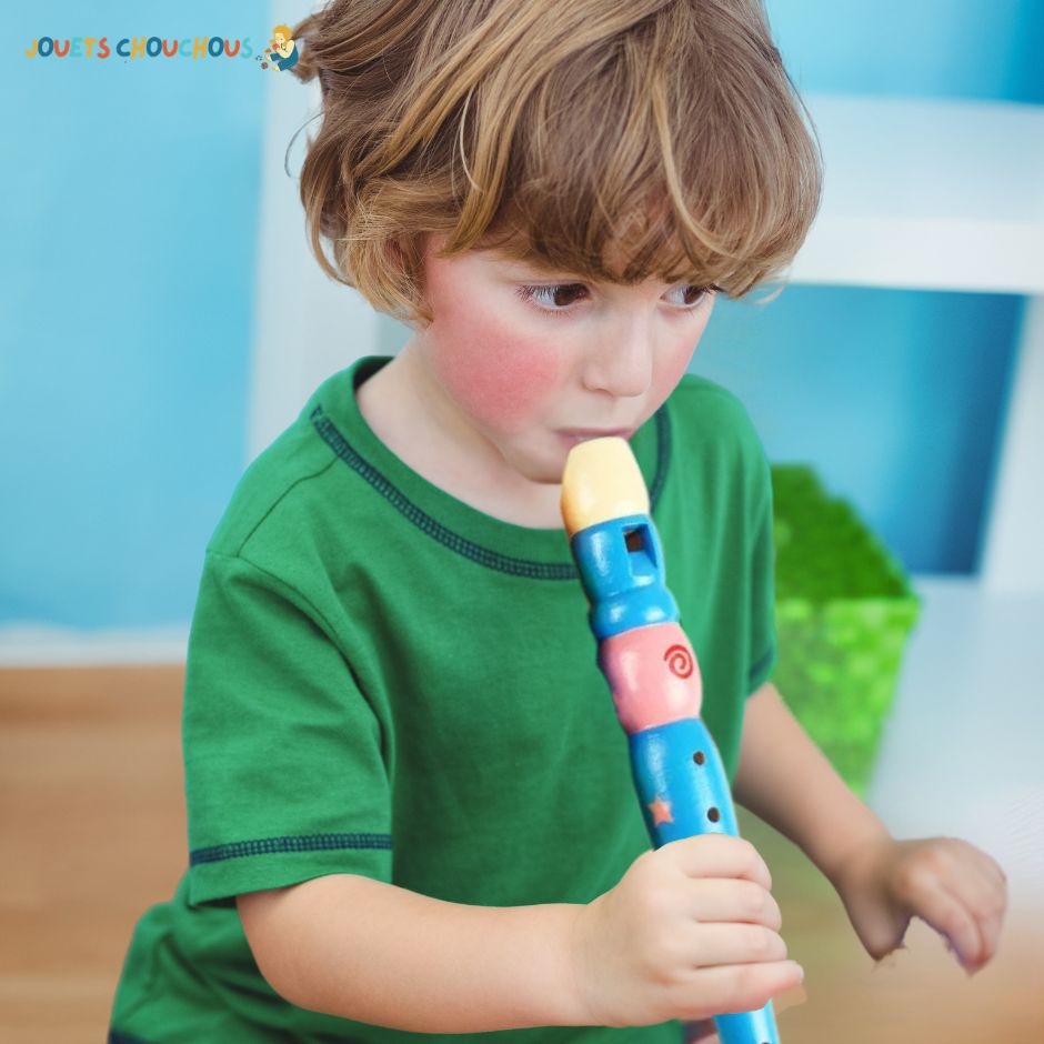 Flute Enfant en bois | FlutiColore™ - Jouets Chouchous