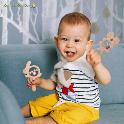Hochet Bebe en Bois | HochetZen™ - Jouets Chouchous