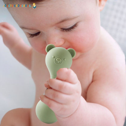 Hochet Bebe en Silicone | HochetOurs™ - Jouets Chouchous