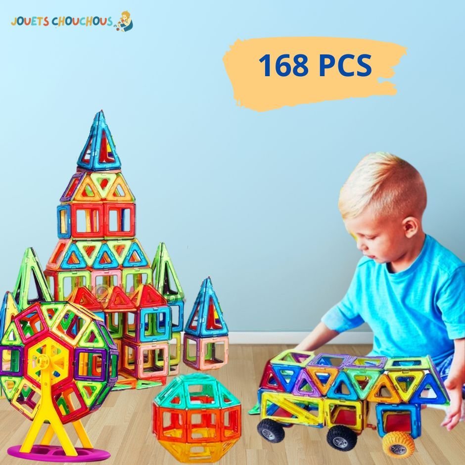 Jeu de Construction Magnétique | MagnaPlay™ - Jouets Chouchous