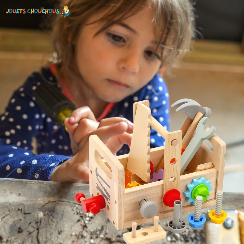 Jeu de Construction | Station de Bricolage Tistation™ - Jouets Chouchous