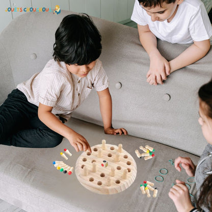 Jeu de Mémoire en bois | MémoBois™ - Jouets Chouchous