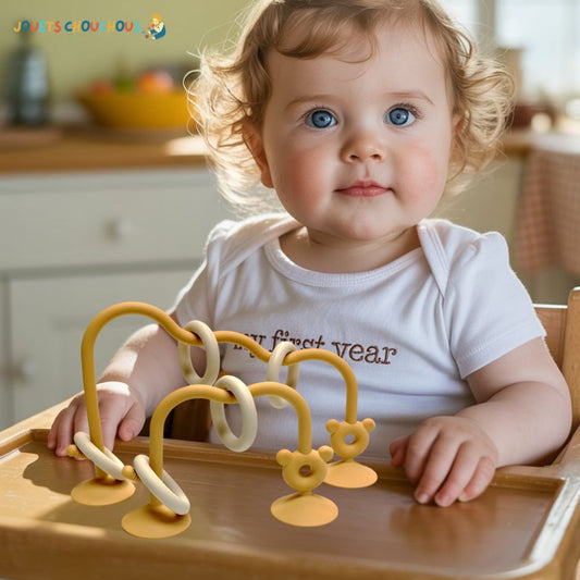 Jeu d'eveil Bebe | Anneaux de dentition BébiPerl™ - Jouets Chouchous