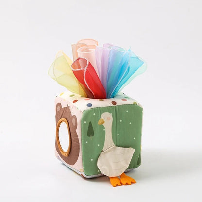 Jeu d'éveil Bebe | Boîte à Mouchoirs Montessori CurioBox™ - Jouets Chouchous