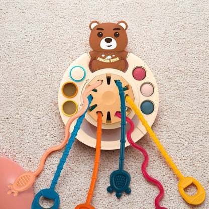 Jeu d'eveil Bebe | Corde à Tirer FlexiPop™ - Jouets Chouchous