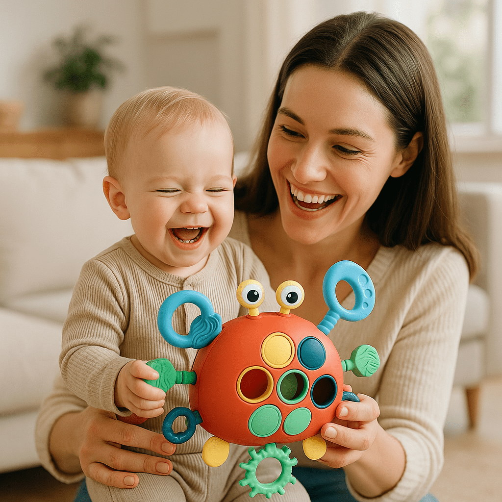 Jeu d'eveil Bebe | Corde à tirer MiniExplor™ - Jouets Chouchous