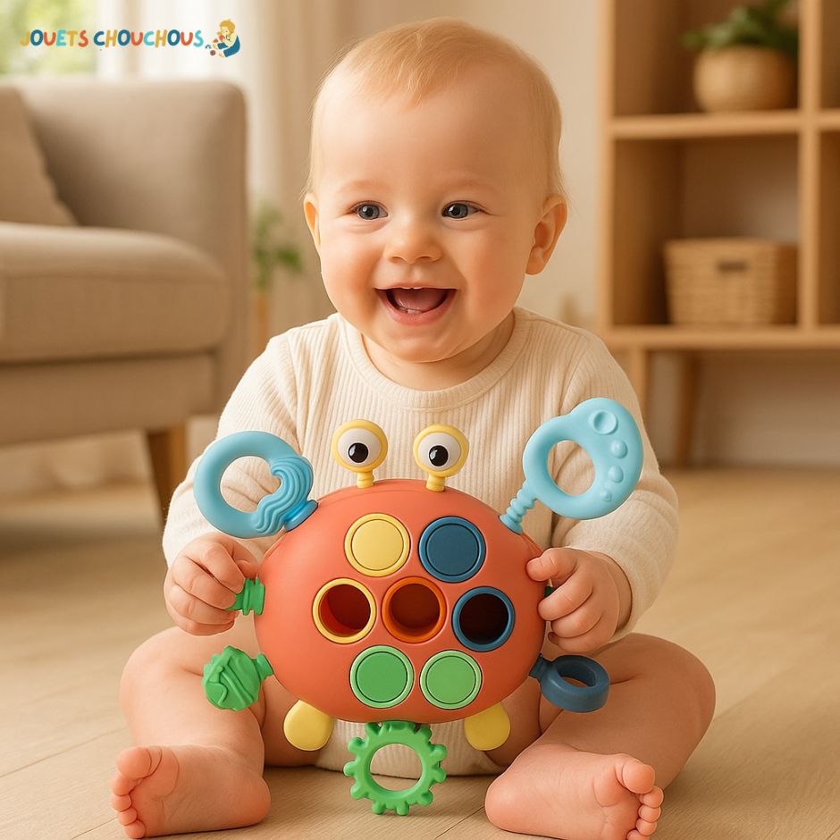 Jeu d'eveil Bebe | Corde à tirer MiniExplor™ - Jouets Chouchous