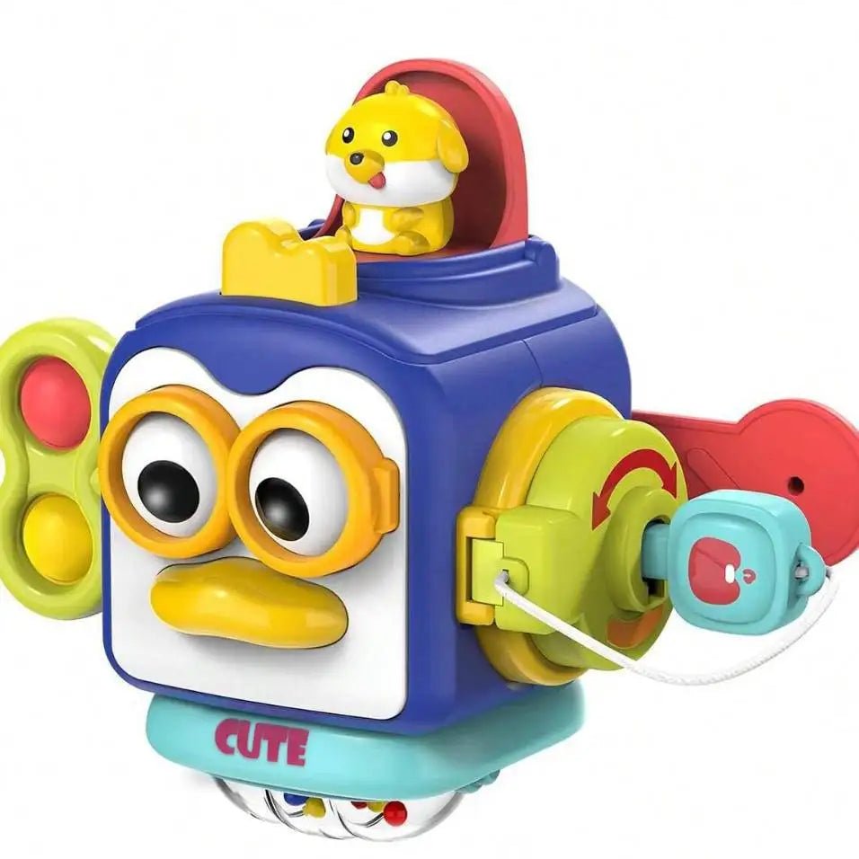 Jeu d'eveil Bebe | Cube Sensoriel KuPeng™ - Jouets Chouchous