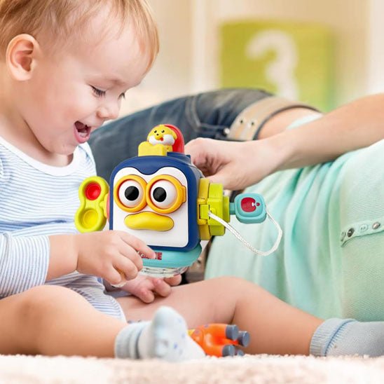 Jeu d'eveil Bebe | Cube Sensoriel KuPeng™ - Jouets Chouchous