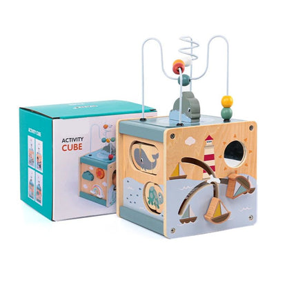 Jeu d'eveil Bebe | Cube Sensoriel OcéaCube™ - Jouets Chouchous