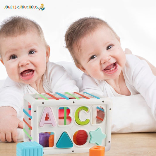 Jeu d'eveil Bebe | Cube Sensoriel Sensorikube™ - Jouets Chouchous