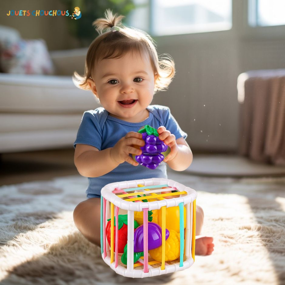 Jeu d'eveil bebe | Fruitikube™ - Jouets Chouchous