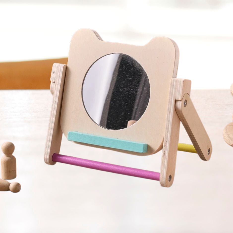 Jeu d'eveil Bebe | Miroir Montessori Reflekto™ - Jouets Chouchous