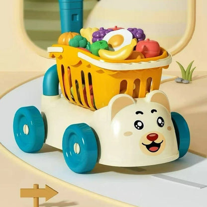 Jeu d'imitation | Chariot de Supermarché BearCart™ - Jouets Chouchous