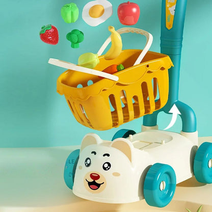 Jeu d'imitation | Chariot de Supermarché BearCart™ - Jouets Chouchous