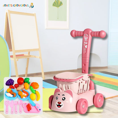Jeu d'imitation | Chariot de Supermarché BearCart™ - Jouets Chouchous