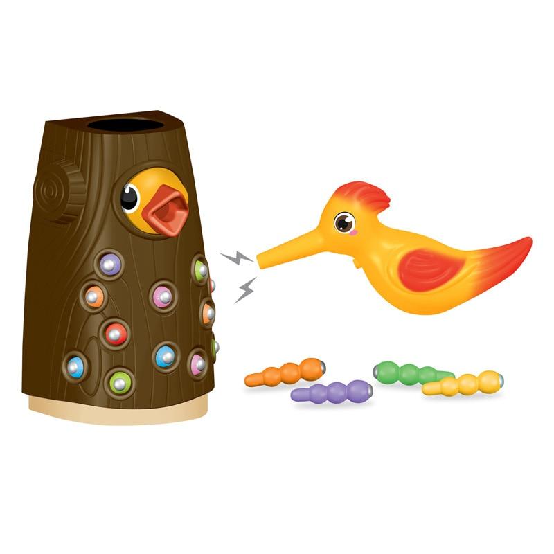 Jeu Magnétique Attrape - Ver | FeedingBird™ - Jouets Chouchous