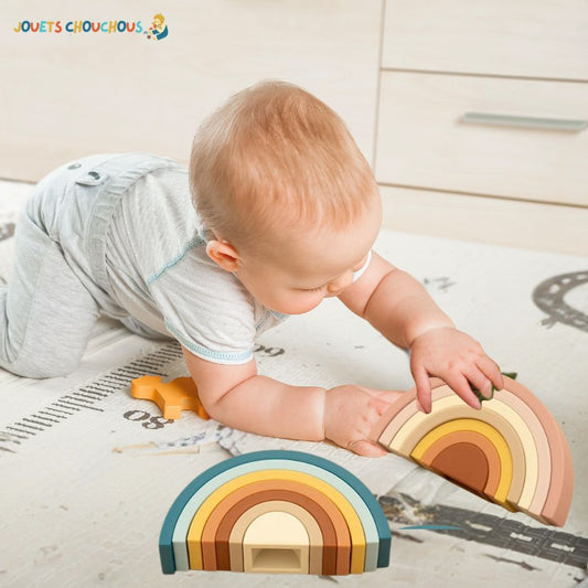 Jouet à Empiler Bebe | ArcColoré™ - Jouets Chouchous